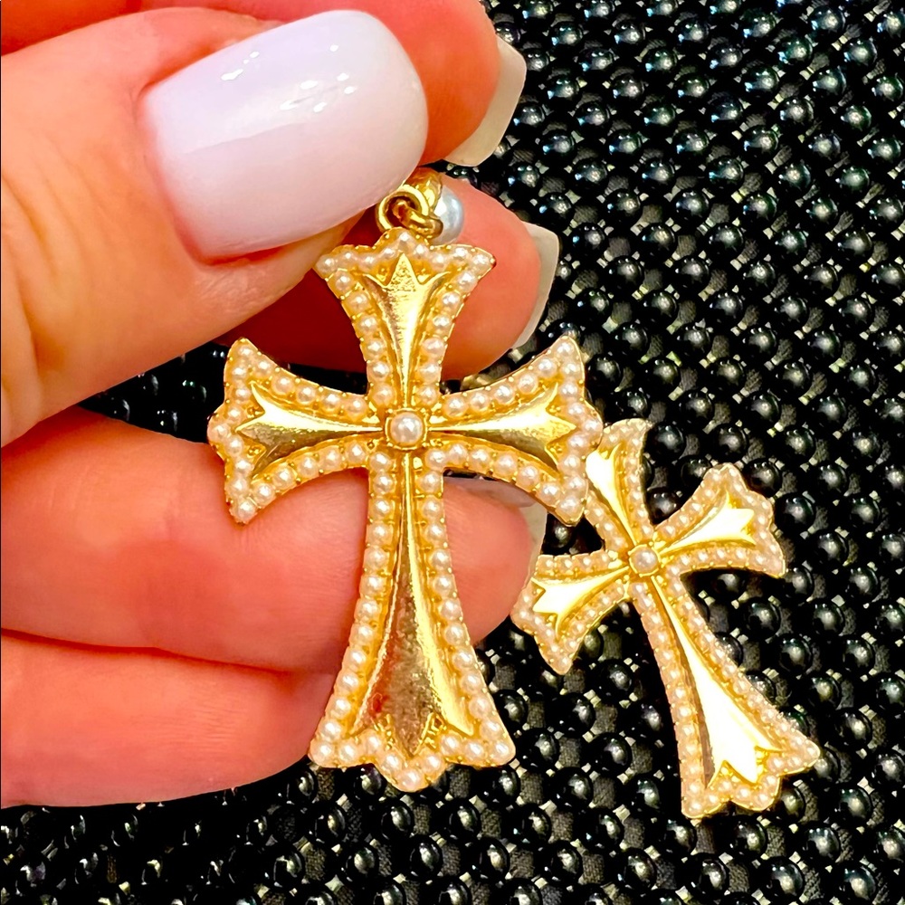 Cross earrings